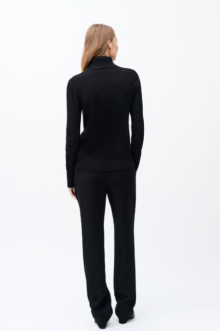 Jersey dylan b 100% cachemir negro mujer