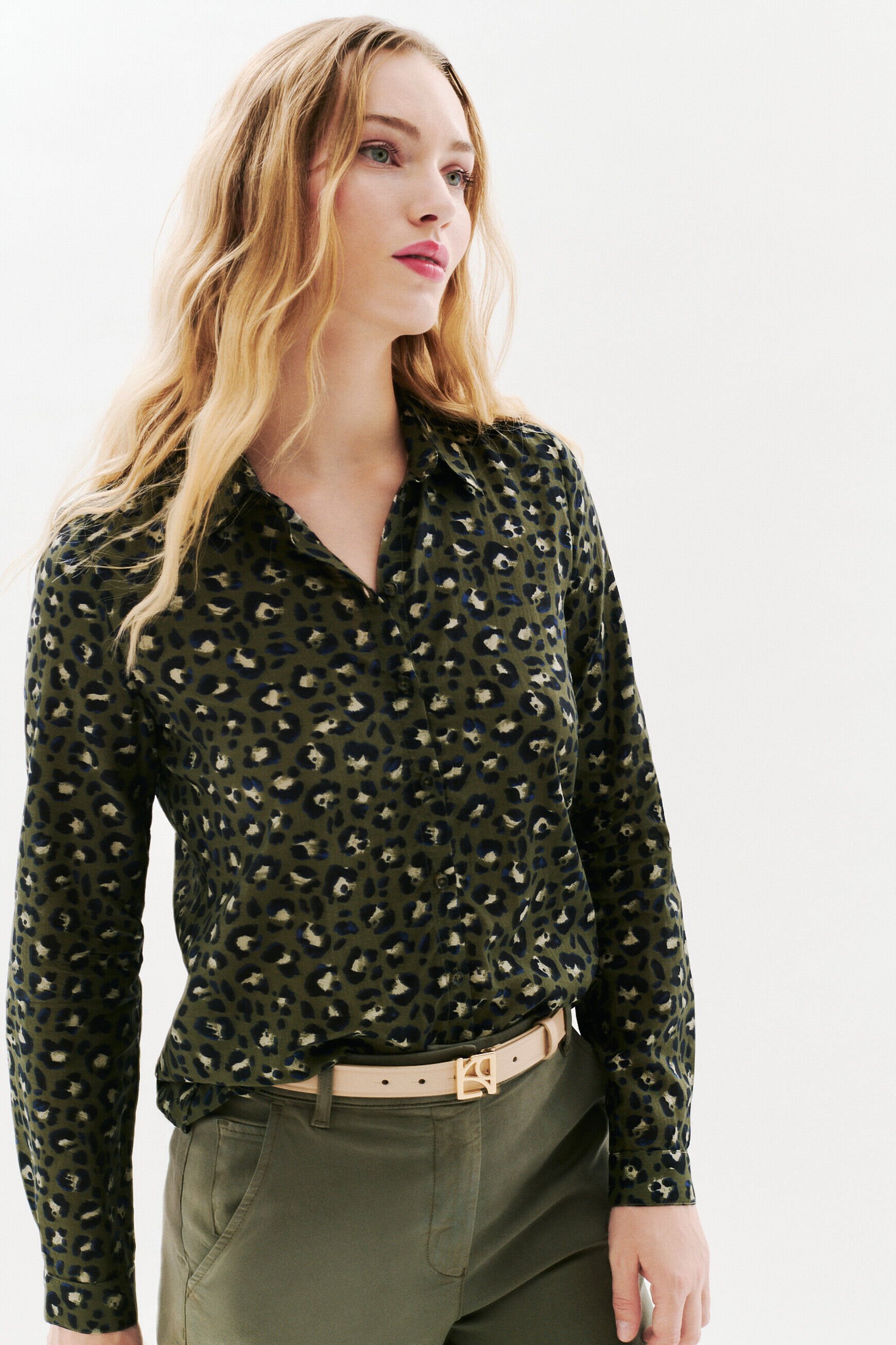 Chemise Jessica6 vert kaki femme