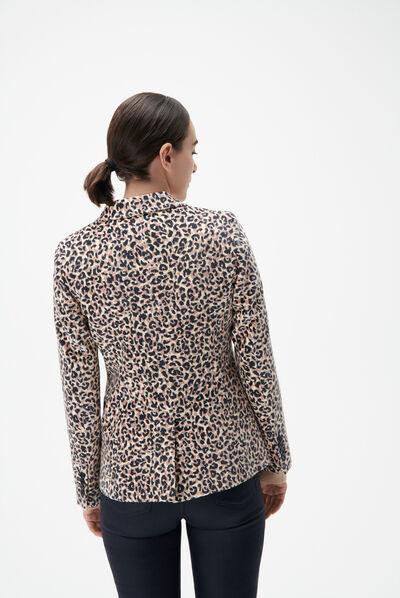 Giacca aurori marrone donna