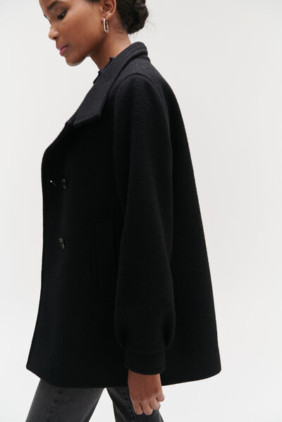 manteau mathilde noir femme noir femme
