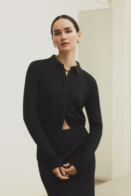 Maglione Mpheobe nero donna