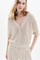 Cardigan Miranda cream woman