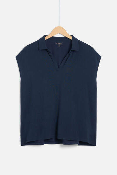 T-shirt Donata marineblauw vrouw