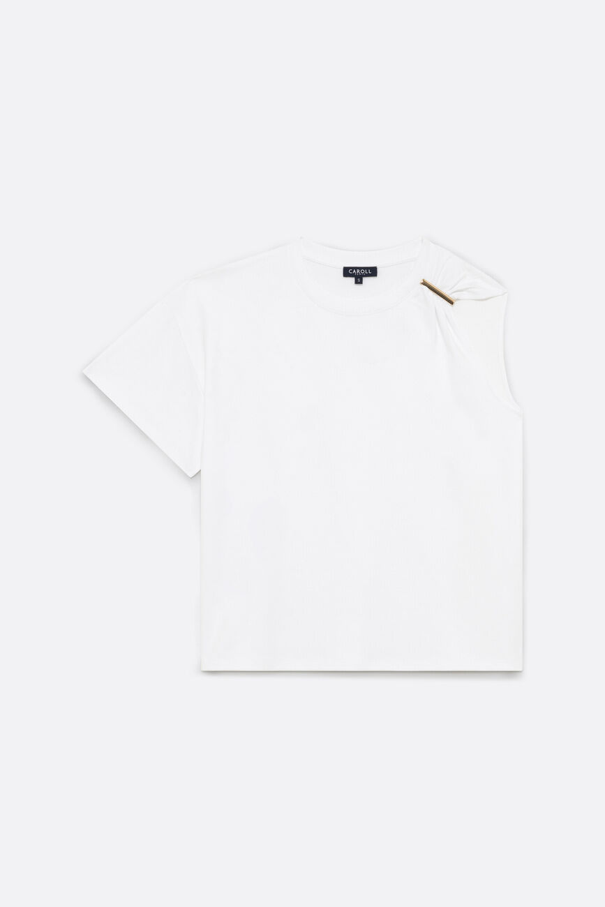 Camiseta Tlouane blanco mujer