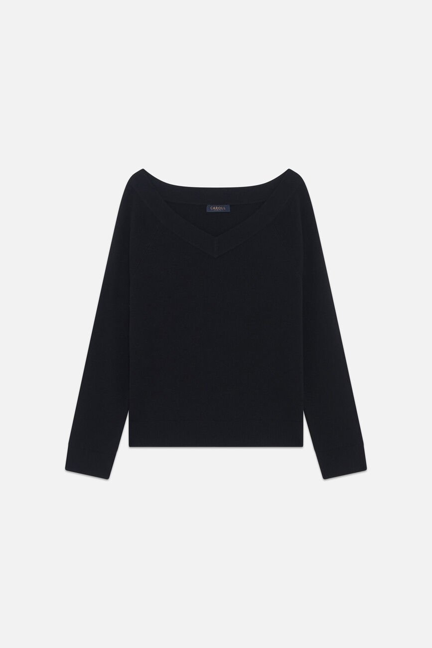 Pull Mauricia noir femme