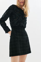 Janette3 skirt black woman