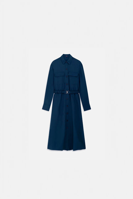 Raya dress petrol blue woman