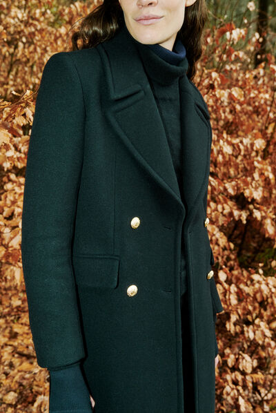 Manteau guimo noir femme