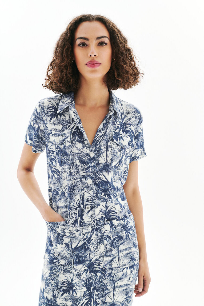 Robe Rlaureen blanc femme