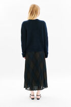 Mdonatella cardigan navy blue woman