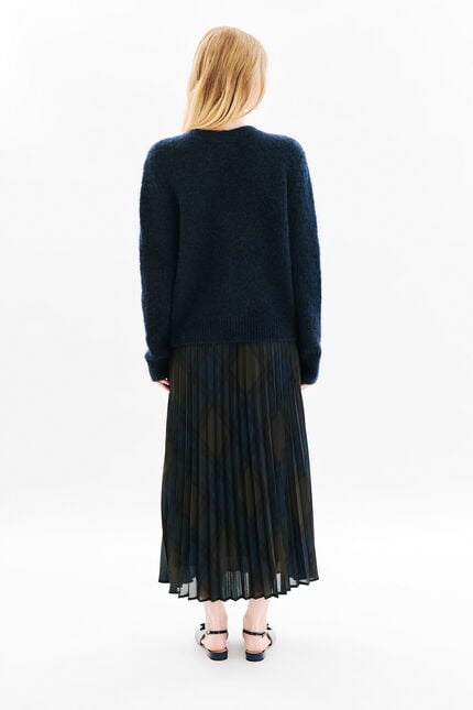 Mdonatella cardigan navy blue woman