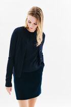 Mjules cardigan navy blue woman