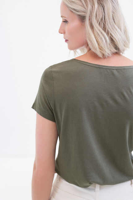 T-Shirt Janice Toutes à l'école khakigrün damen