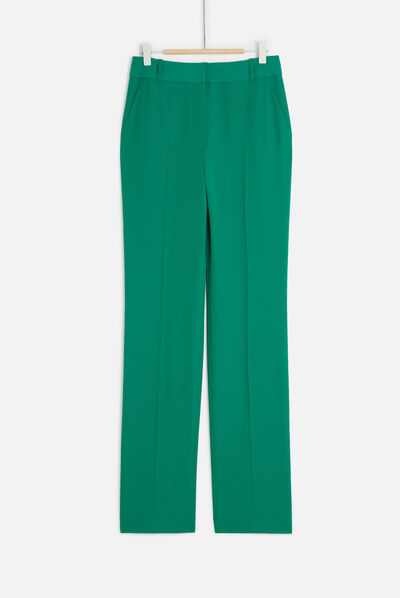 pantalon clement vert emeraude femme