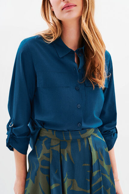 Cassy overhemd blauw vrouw