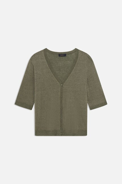 Pull Milly vert kaki femme