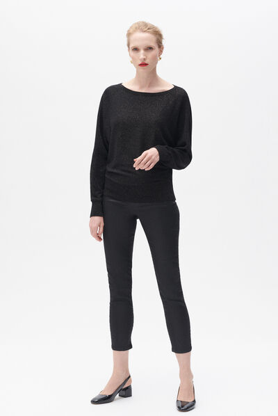 Pantalon ptristan noir femme