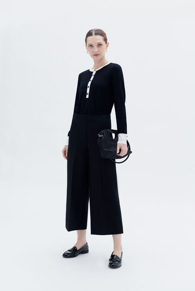 Pull milene noir femme