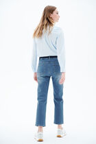 jean come stone denim woman