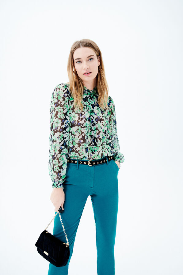 blouse cinzia vert menthe femme Blouse cinzia vert menthe femme