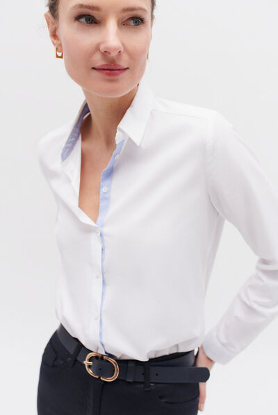 chemisier jessica pop blanc femme