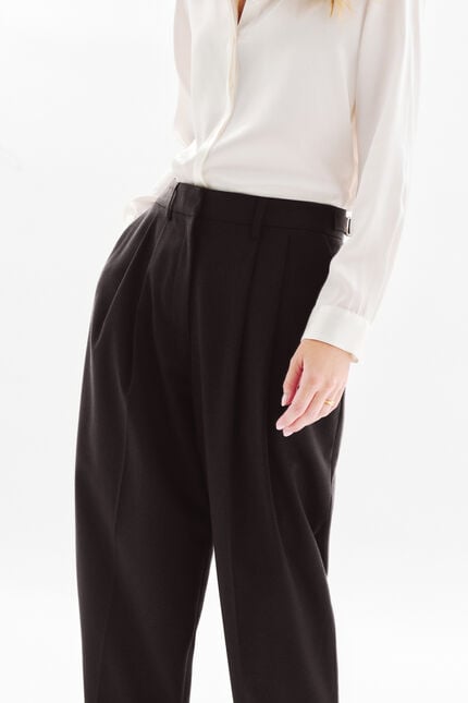 Trousers Plume chocolate brown woman