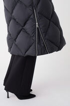 Coat greta black woman