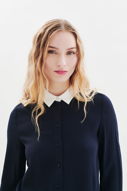 Chemise Cbrendon bleu marine femme