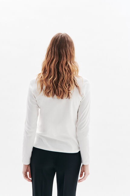 Camiseta Tluc blanco mujer