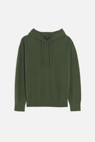 Pull marik vert clair femme