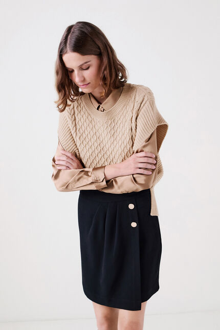 Pull mrudy sable femme