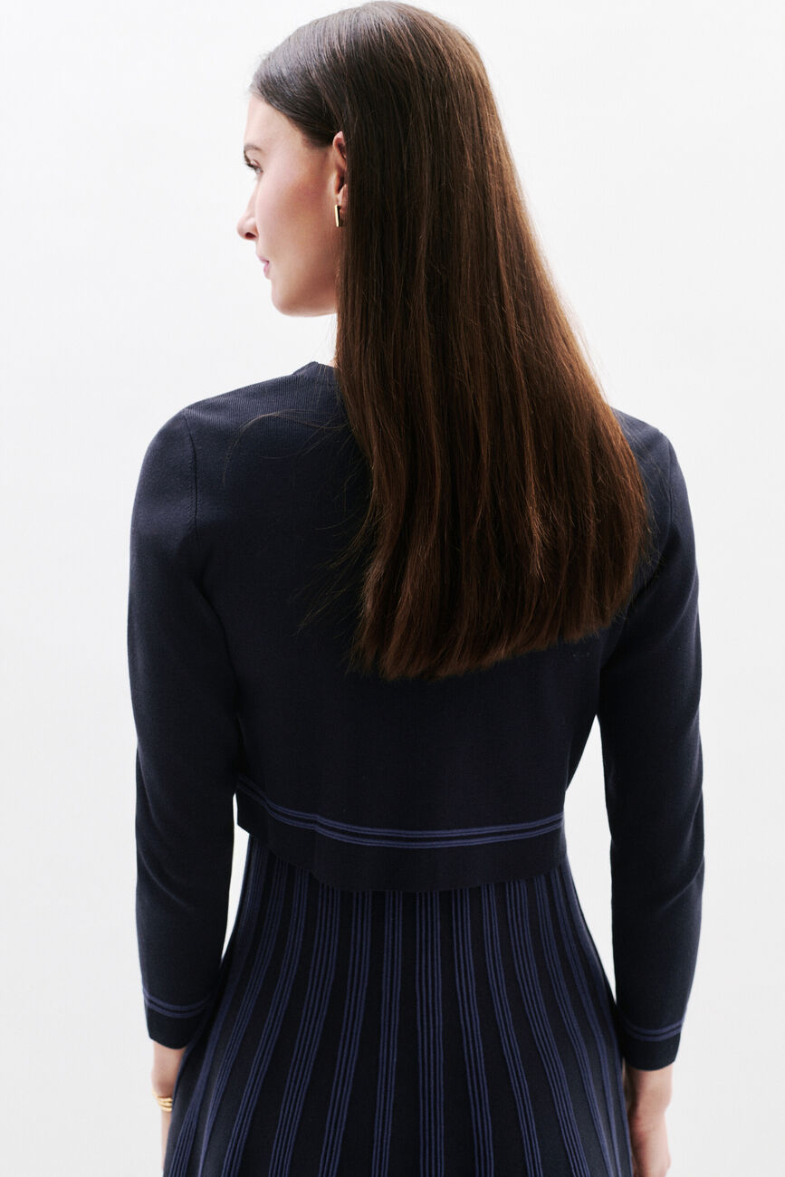 Veste Msoleil bleu marine femme