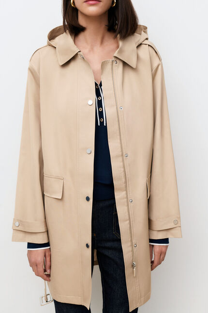 Manteau Gardenia sable femme