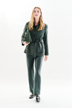 Pantalon Pargos vert kaki femme