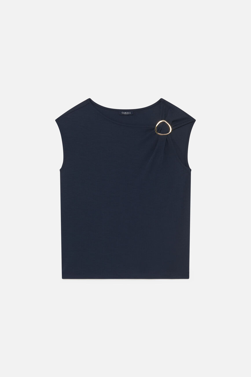 Tnala t-shirt navy blue woman