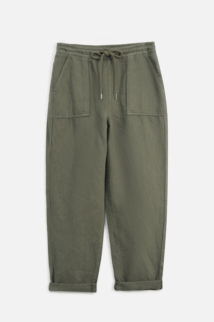 Pantalón ignace verde caqui mujer