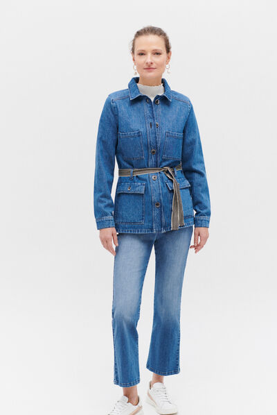veste june denim stone femme