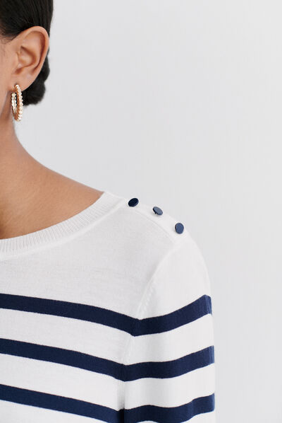 pull juliette bleu marine femme
