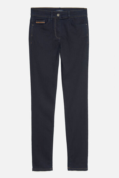 pantalon london denim double stone femme