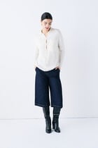 Mpatty sweater made in Italy ivory woman