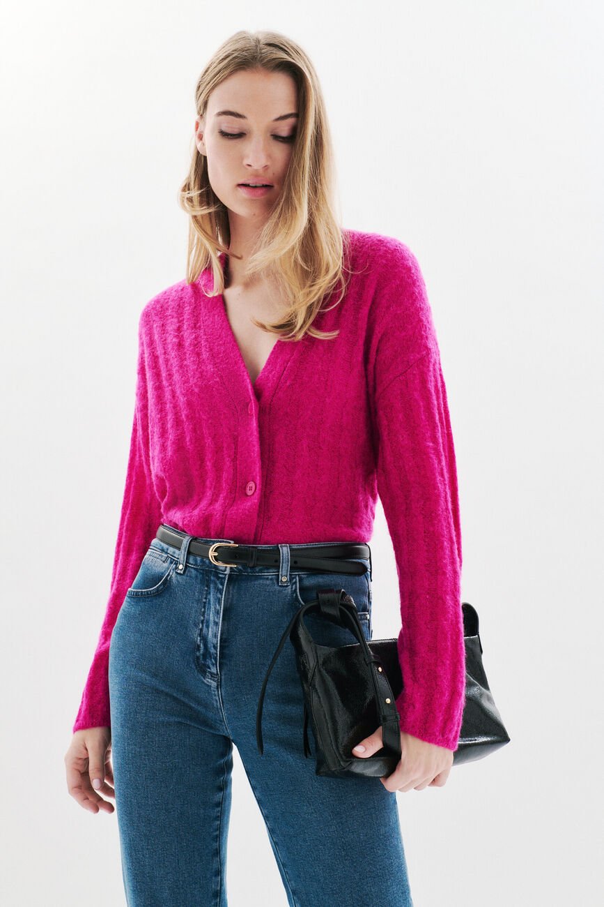 Gilet Melbourne rosa fucsia donna