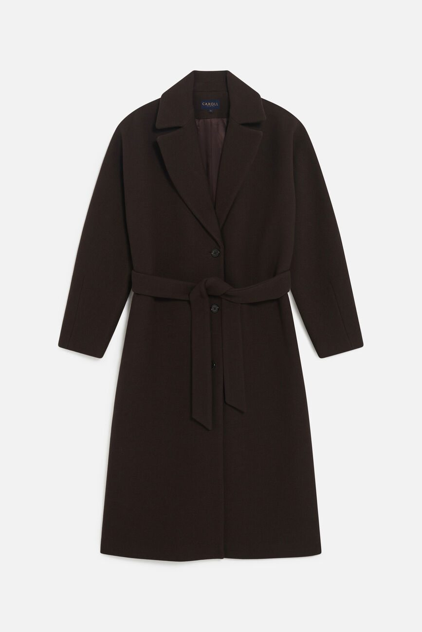 Gapitra coat dark brown woman