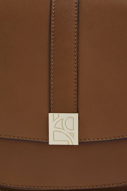Sierra en cuir naturel tas camel vrouw