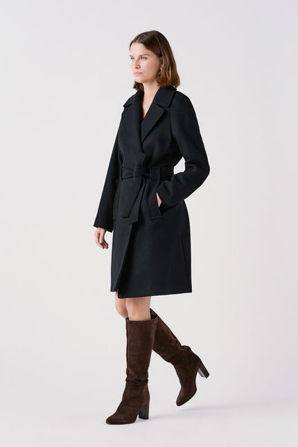 Cappotto Gmanami nero donna