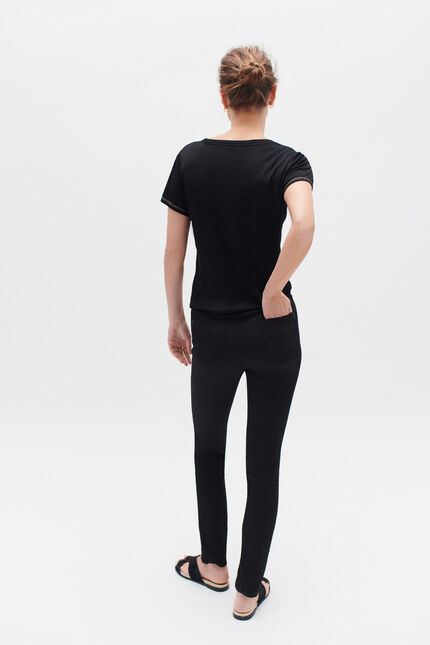 pantaloni joss b nero donna