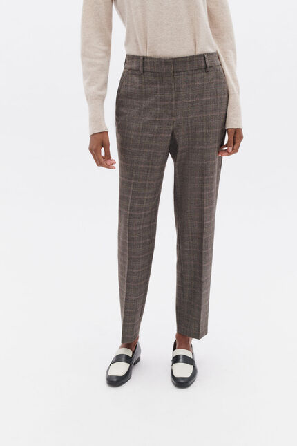 Pantalón psidiko3 marrón oscuro mujer