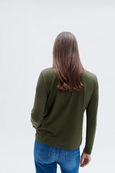 T-shirt tirus vert clair femme