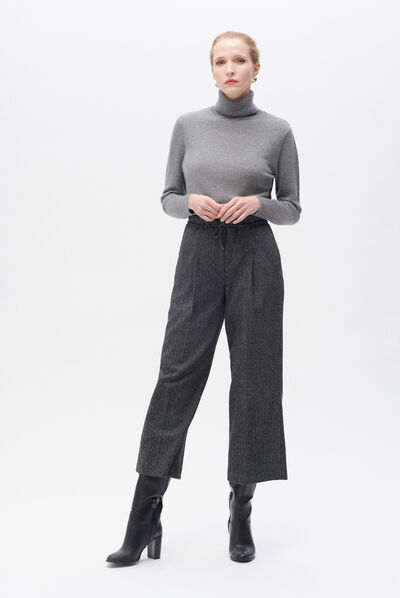 Pantalón primo gris oscuro mujer