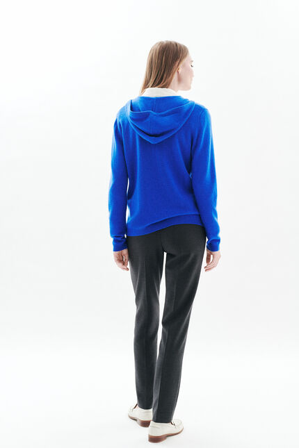 gilet basila bleu electrique femme
