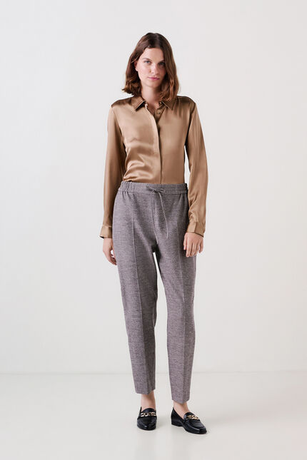 Pantalon pdanny taupe femme